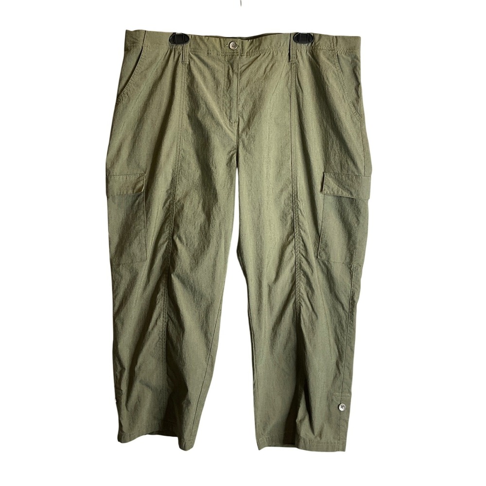 Chico's Convertible Casual Pants Cargo Utility Outdoor Pockets Hiking 3/16/XL